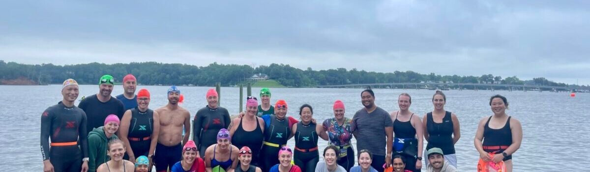 DC Tri Club Day at Crossing Currents: Open Water Race Simulation